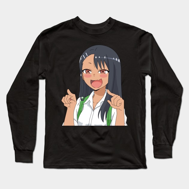 Nagatoro Smiling Long Sleeve T-Shirt by MigiDesu